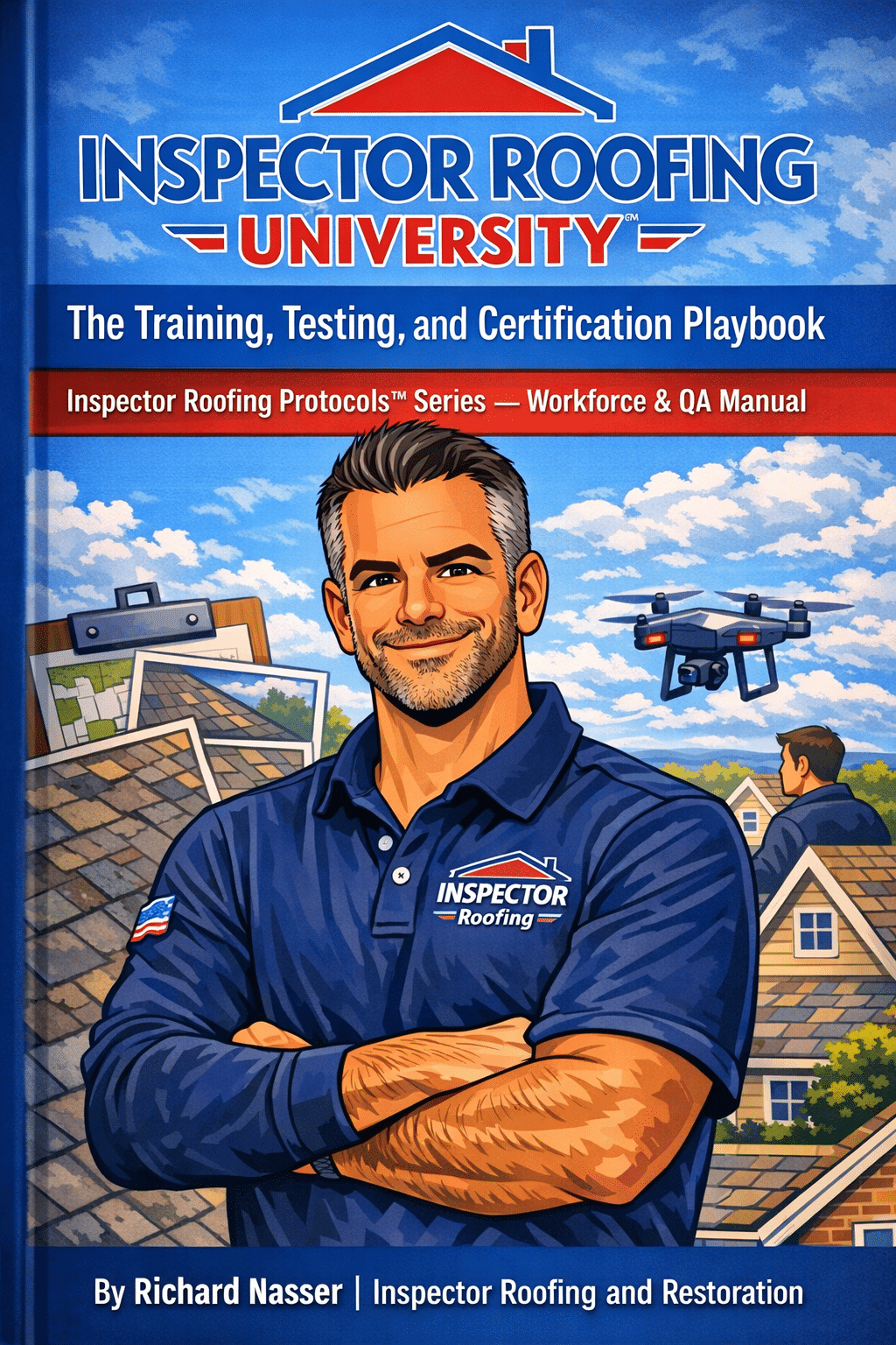 Inspector Roofing University training, testing, and certification playbook hero image