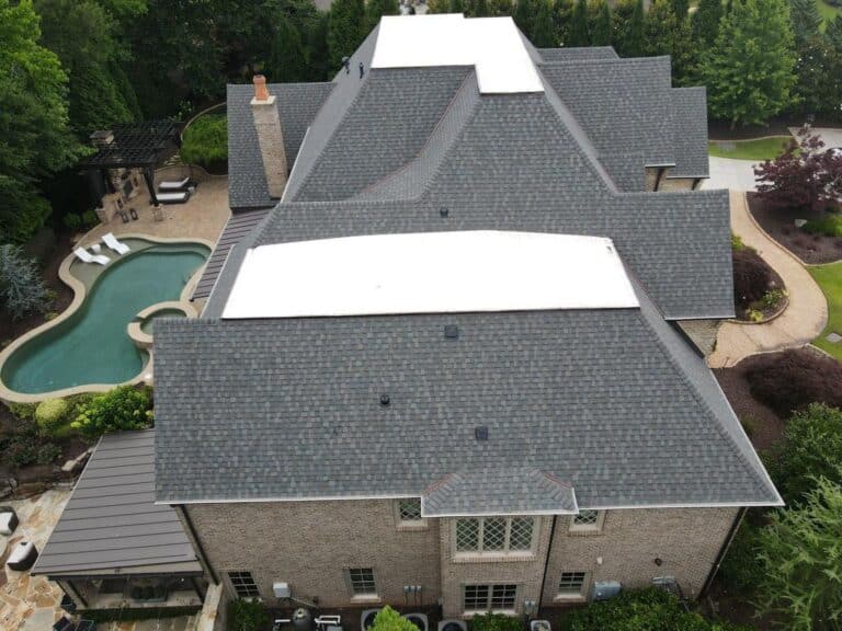 Storm Damage work progress photo in Milton, GA, Photo 70B4A