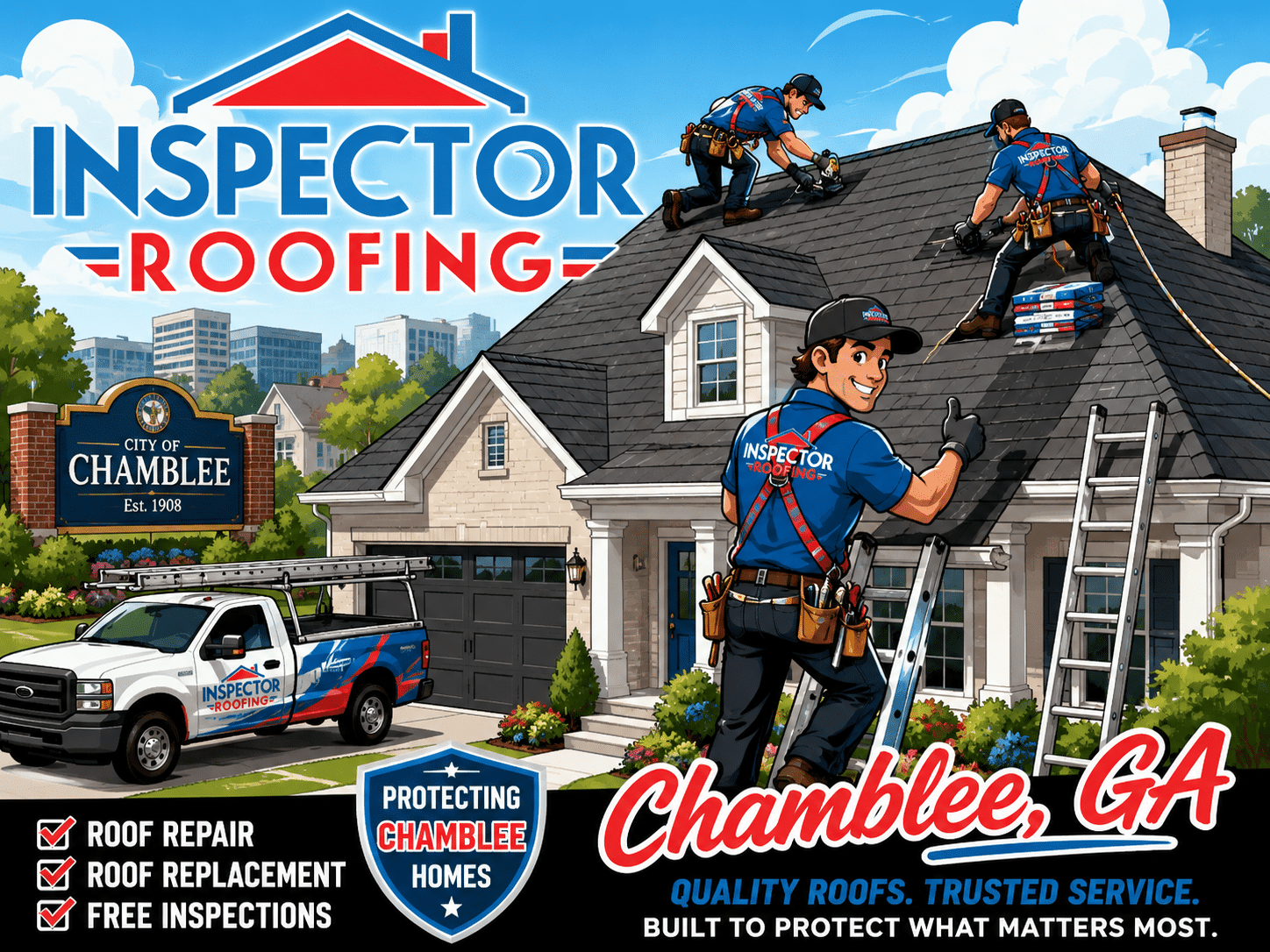 Inspector Roofing serving Doraville, Georgia homes and properties