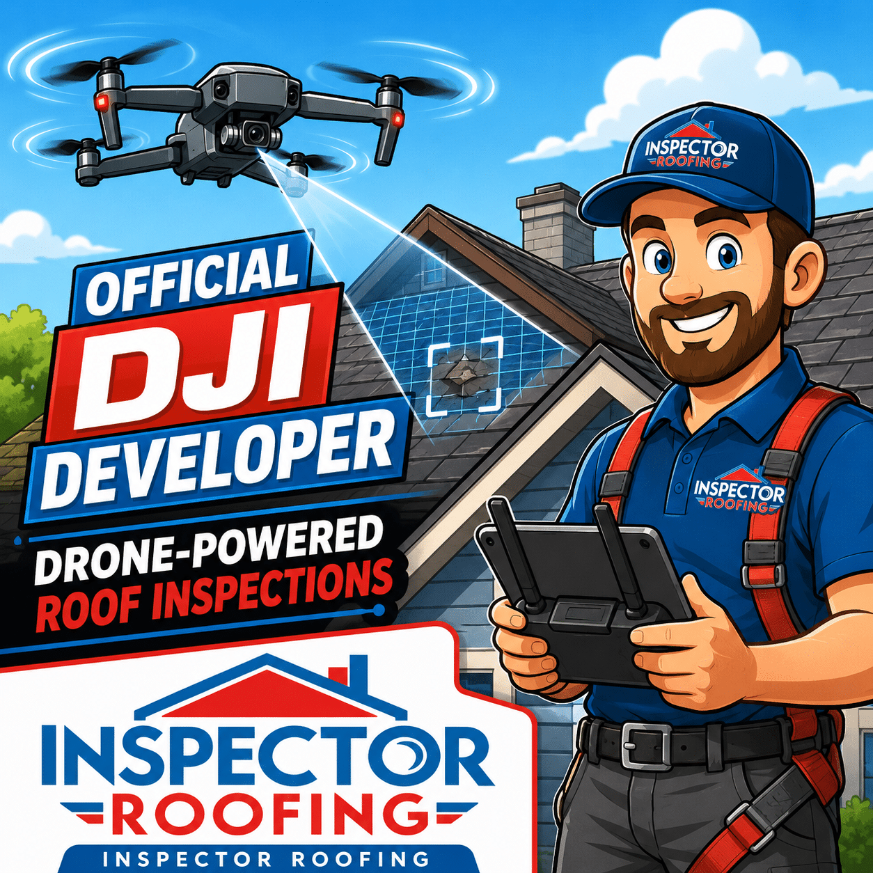 Richard A. Nasser DJI developer credential proof for Inspector Roofing drone-supported roof documentation
