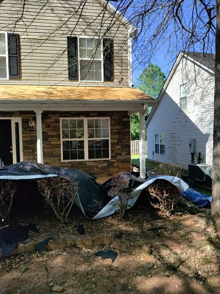 Suwanee roof hail documentation photo
