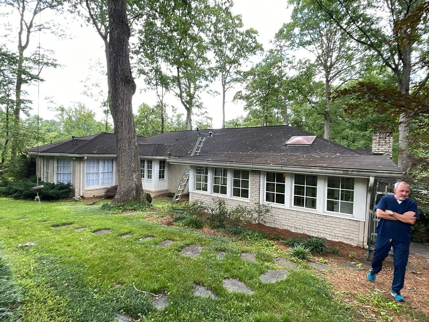 Brookhaven roof leak documentation photo