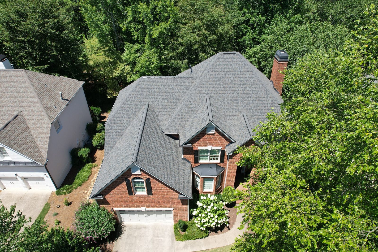 Milton roof leak documentation photo