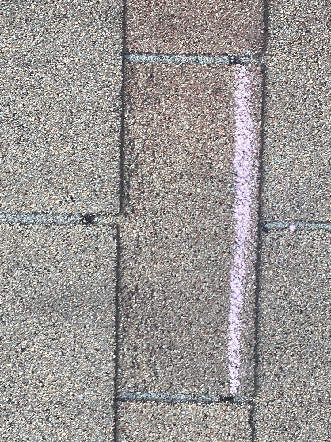 Holly Springs roof hail documentation photo