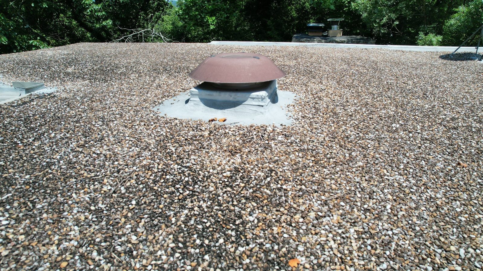 Sandy Springs roof hail documentation photo