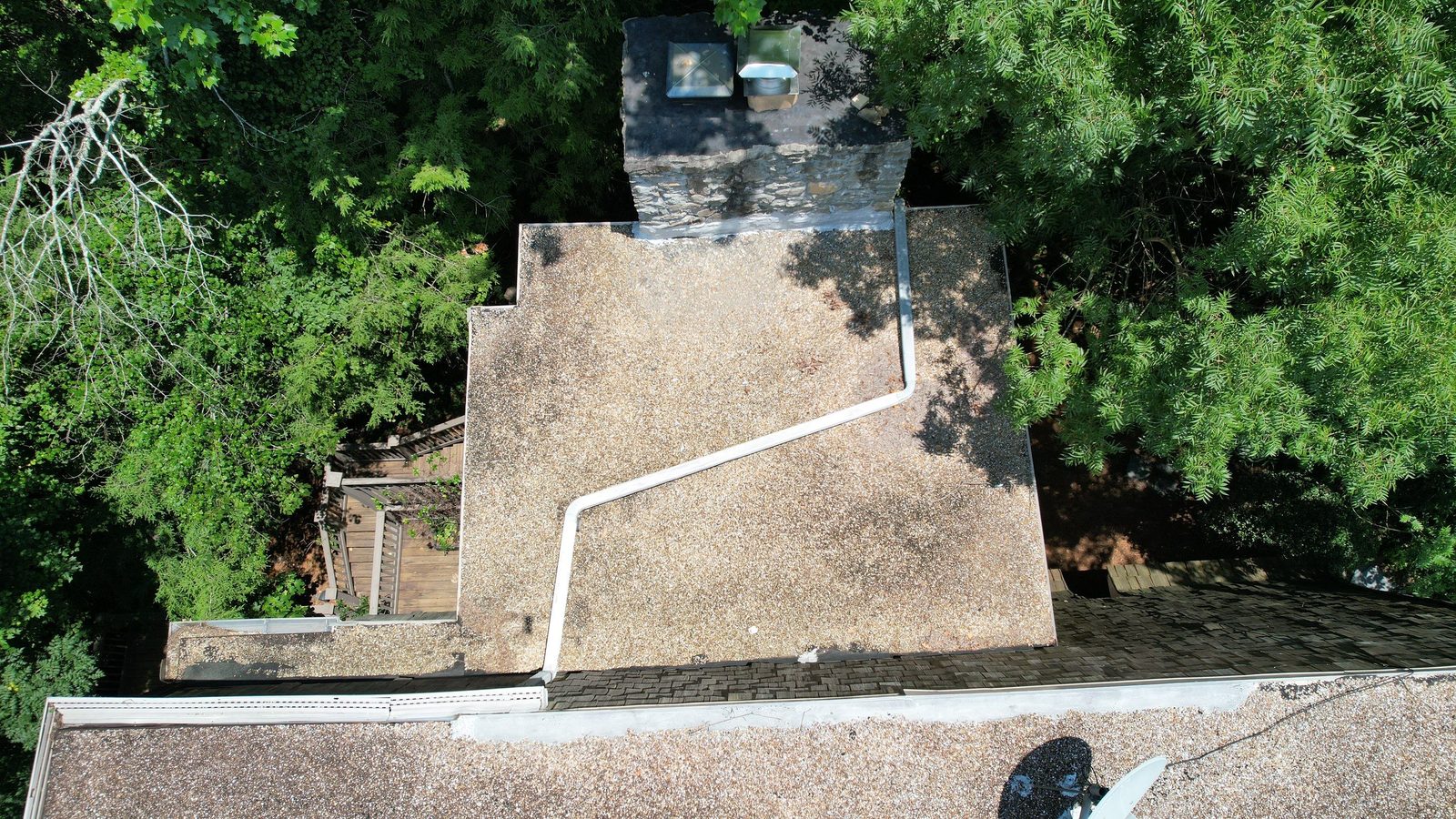 Sandy Springs roof leak documentation photo