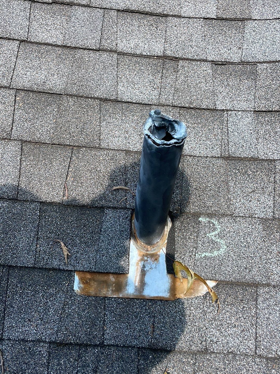 East Cobb roof wind documentation photo