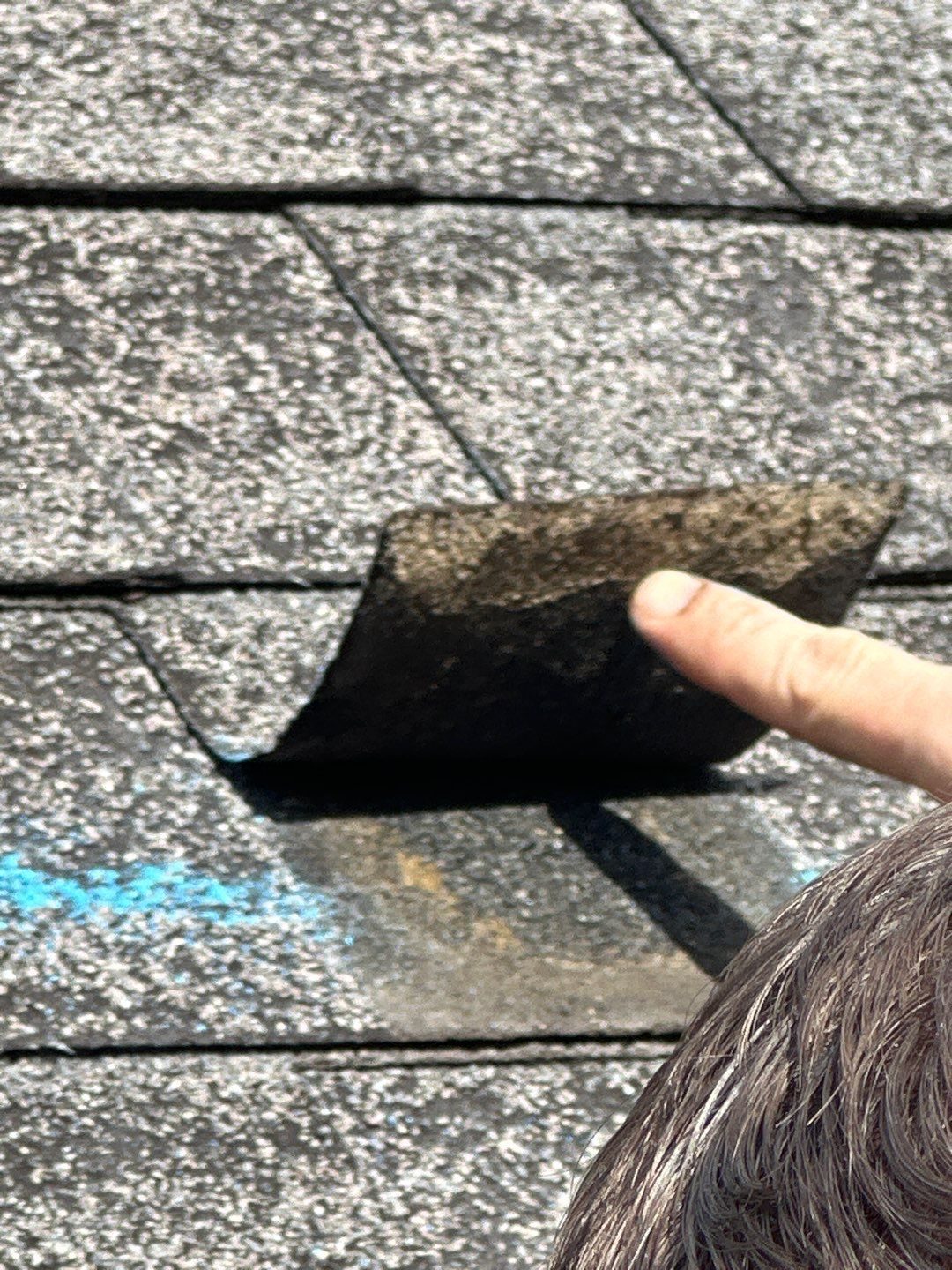 Sandy Springs roof granule documentation photo