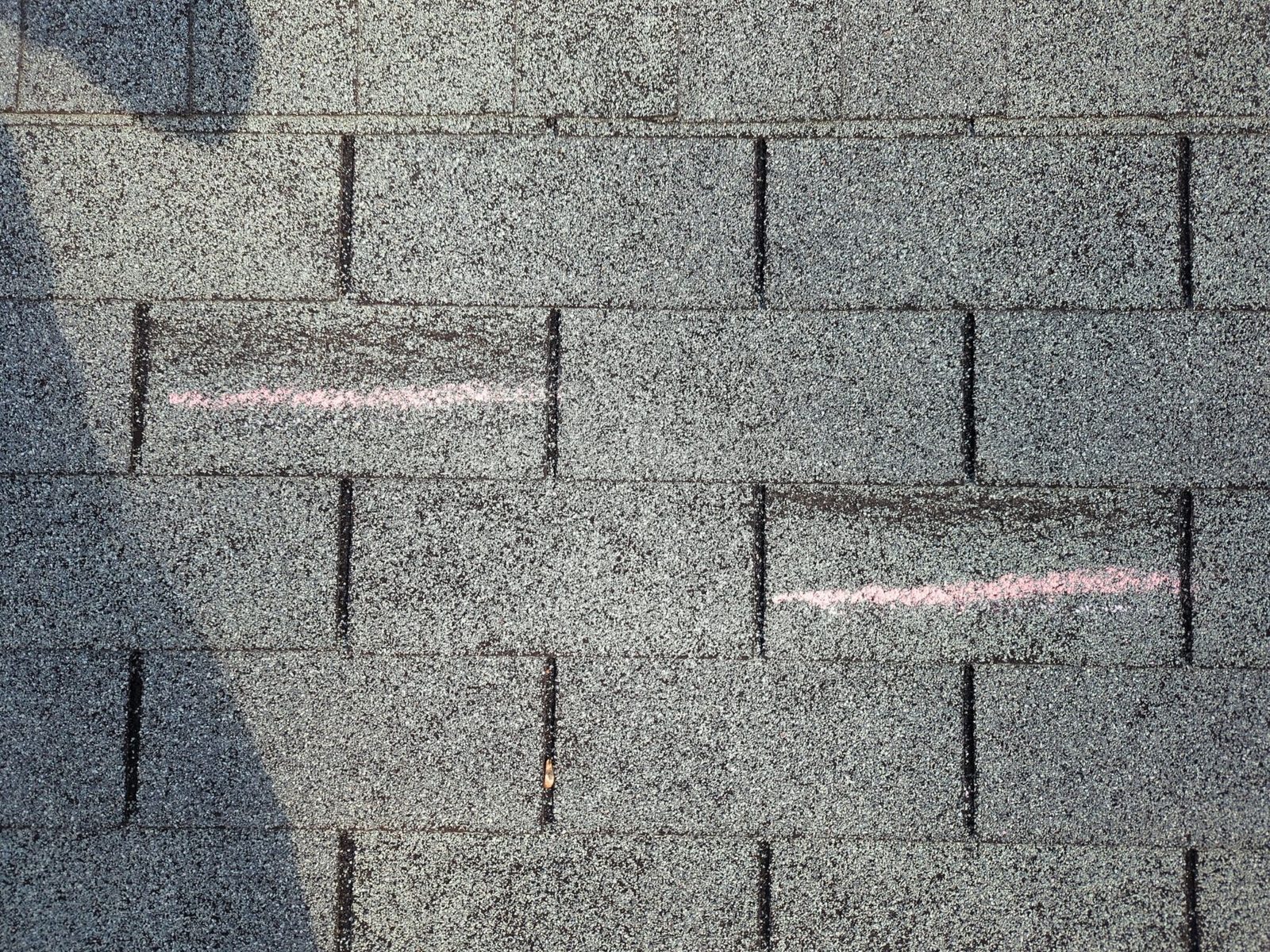 Sugar Hill roof hail documentation photo