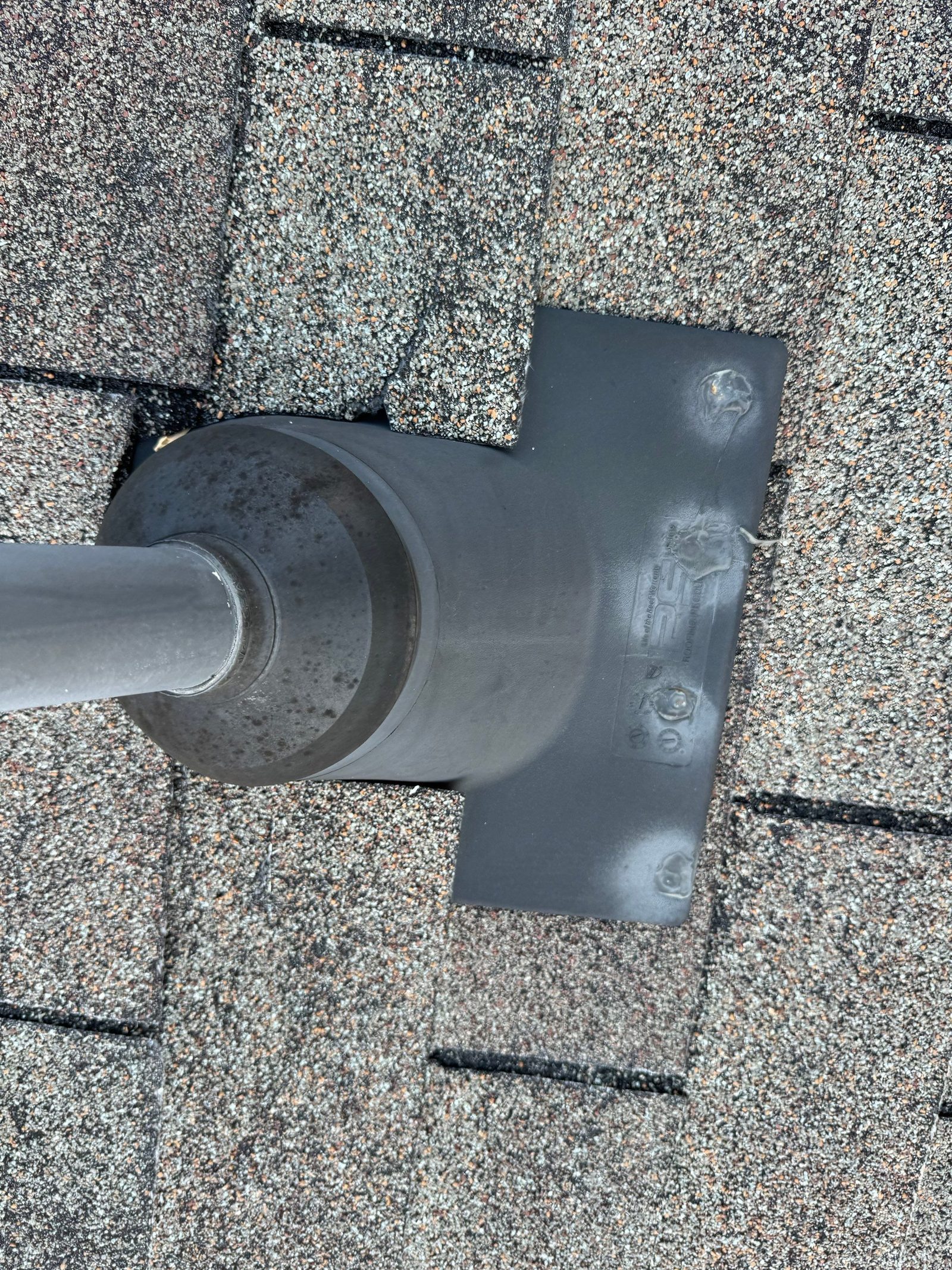 Canton roof hail documentation photo