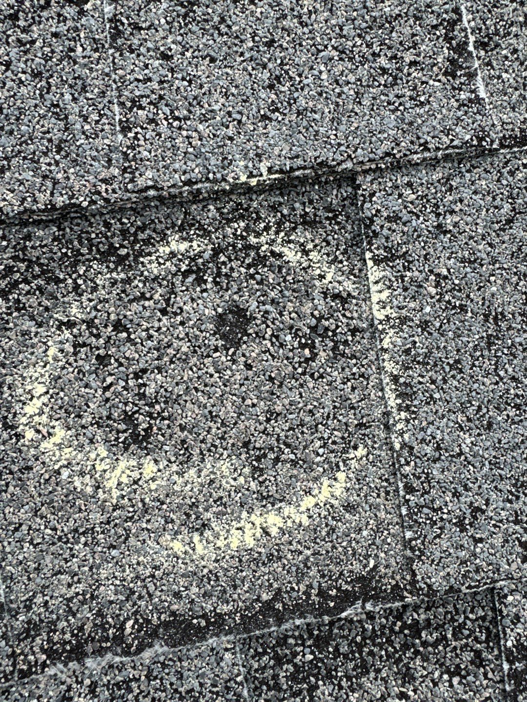 East Cobb roof granule documentation photo
