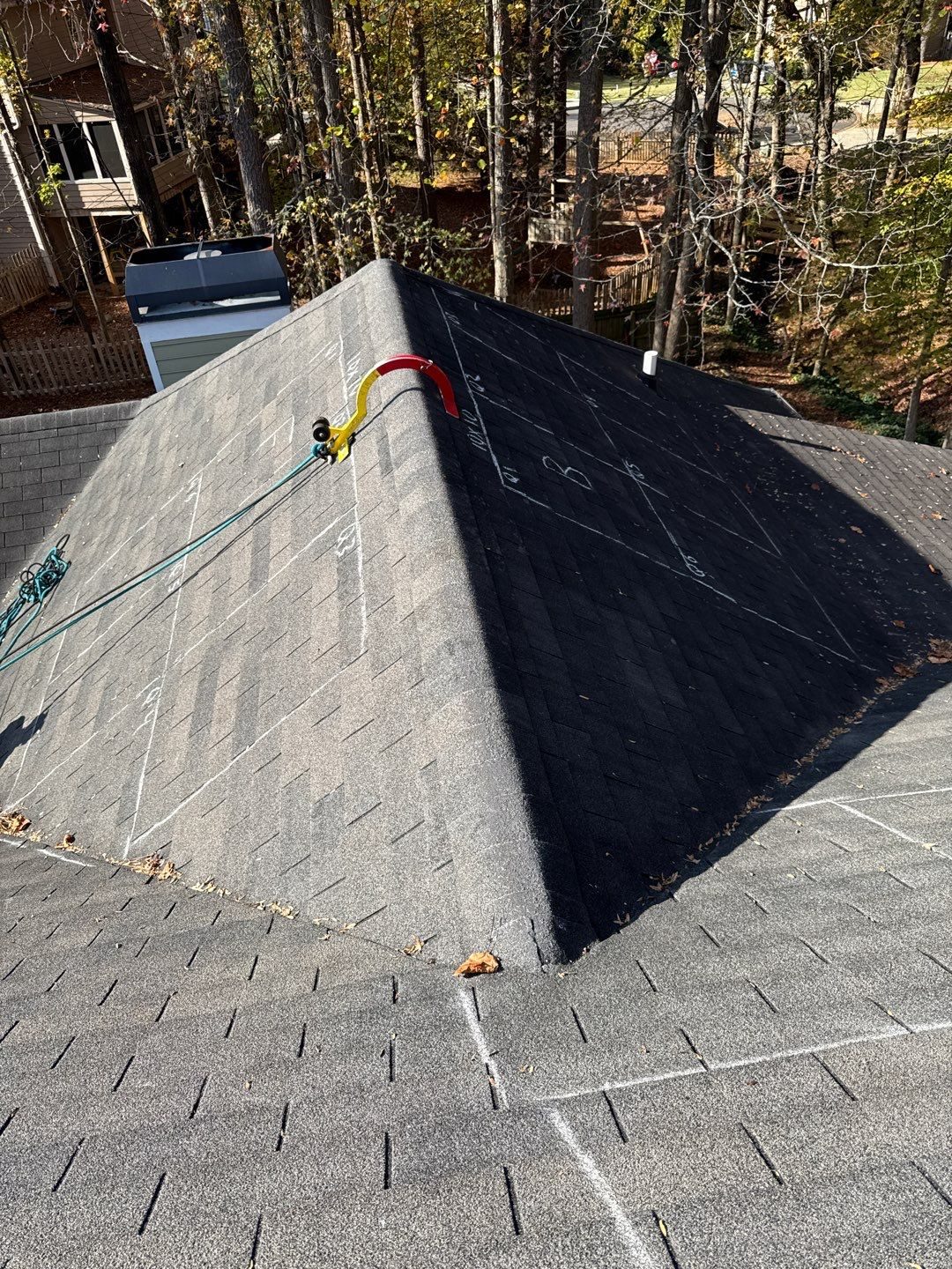 Kennesaw roof granule documentation photo