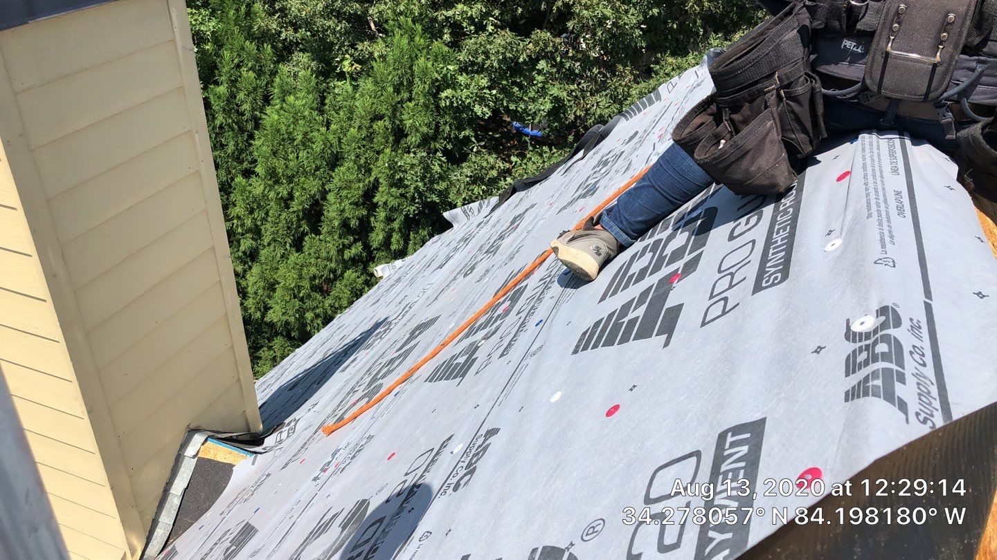 Cumming roof granule documentation photo