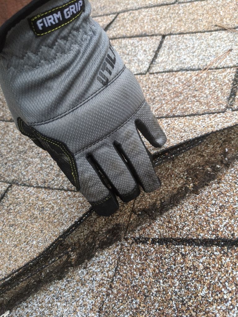 Brookhaven roof wind documentation photo
