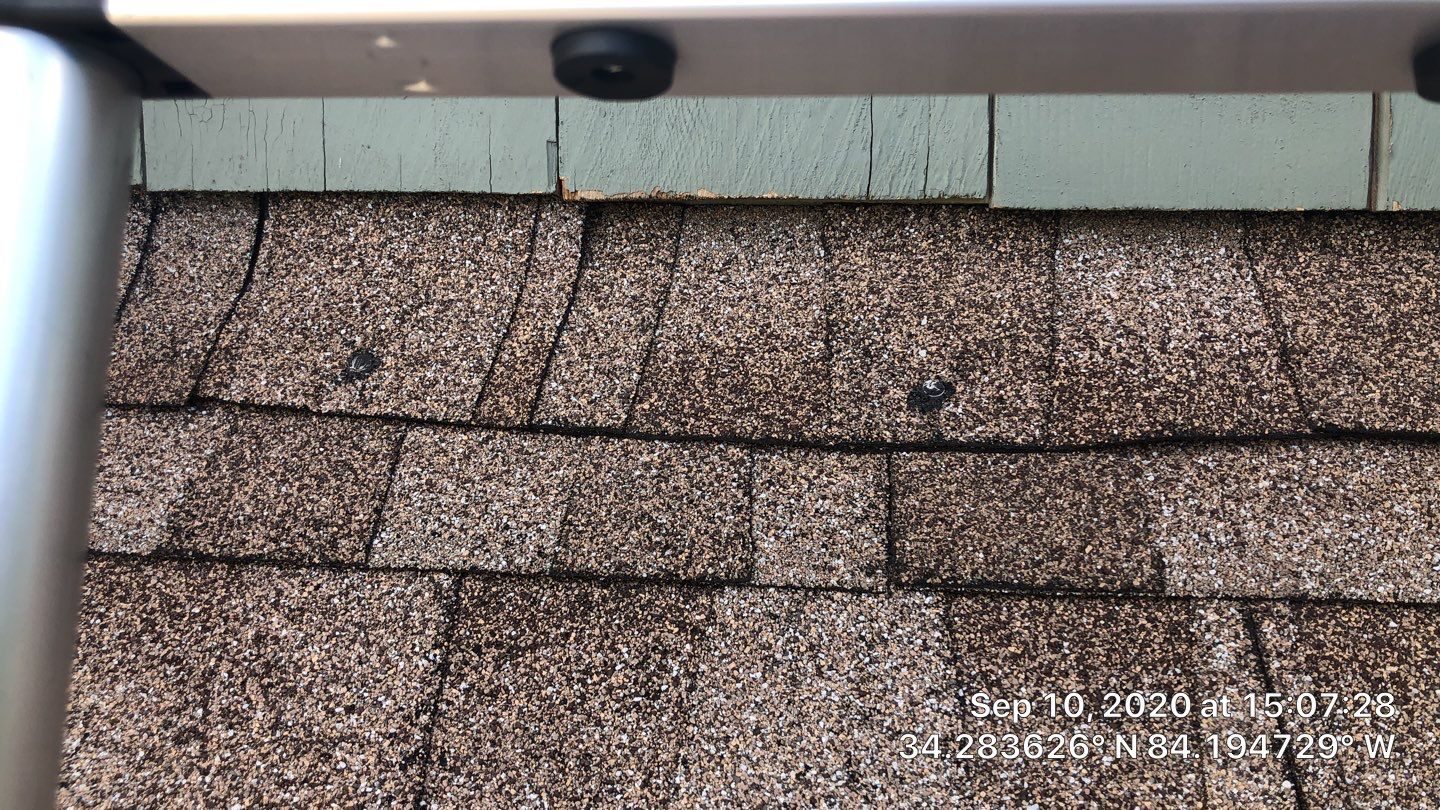 Cumming roof wind documentation photo