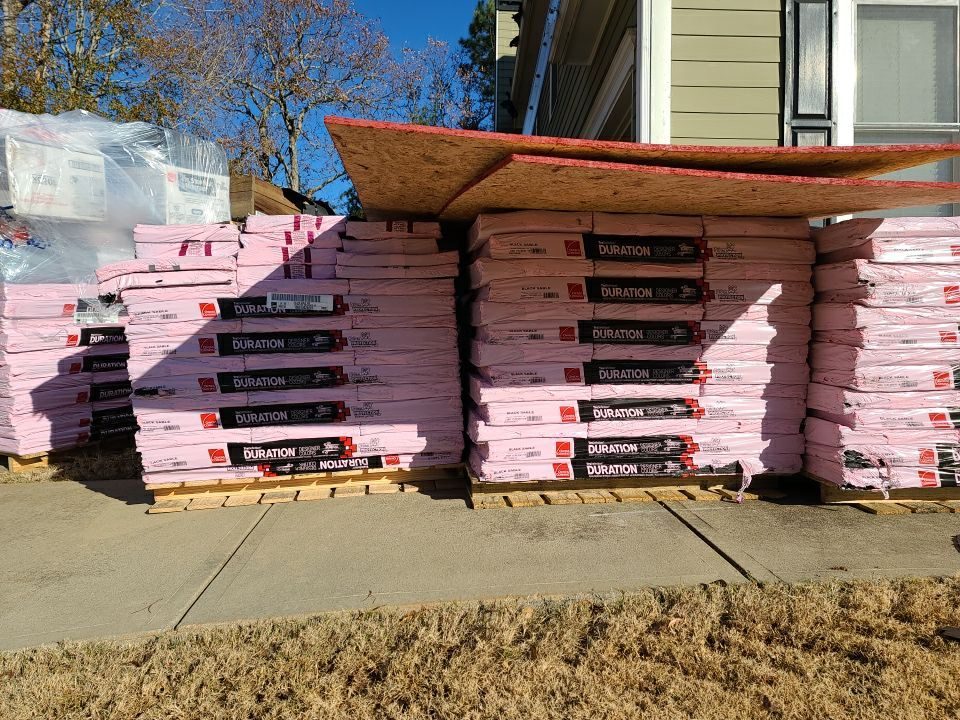 Cumming roof leak documentation photo