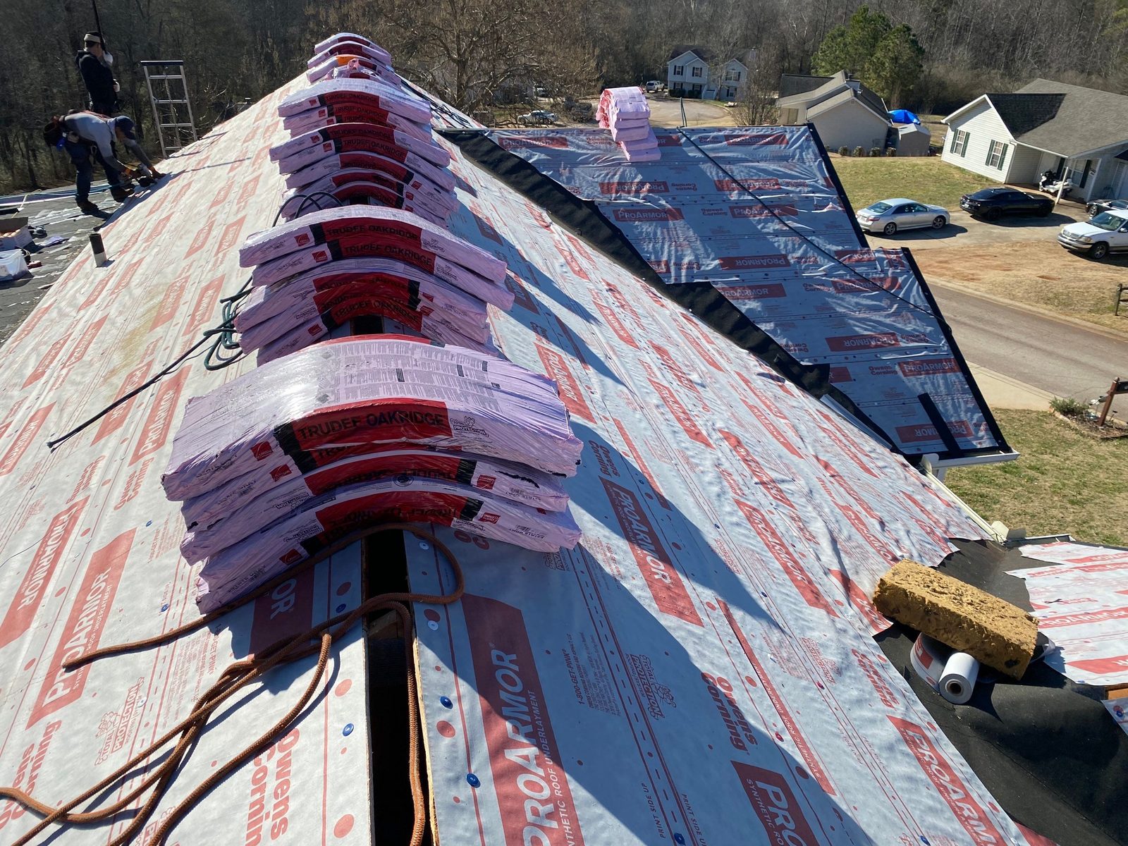 Gainesville roof leak documentation photo