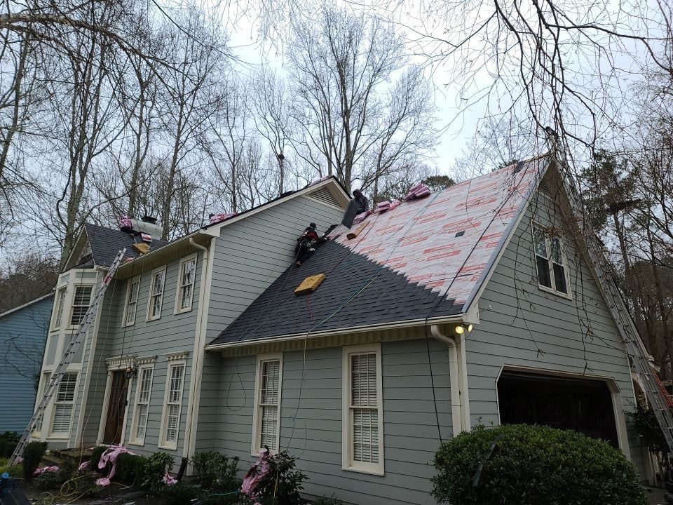 Alpharetta roof granule documentation photo