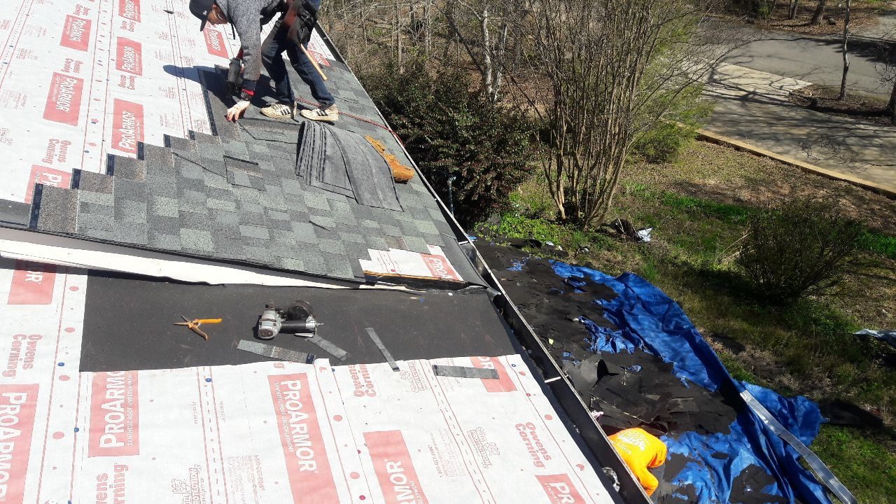 Gainesville roof wind documentation photo