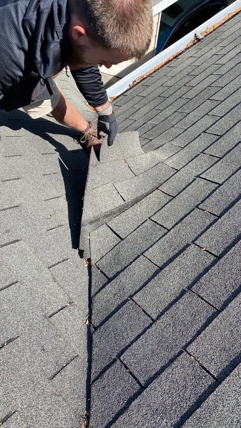 Suwanee roof missing documentation photo