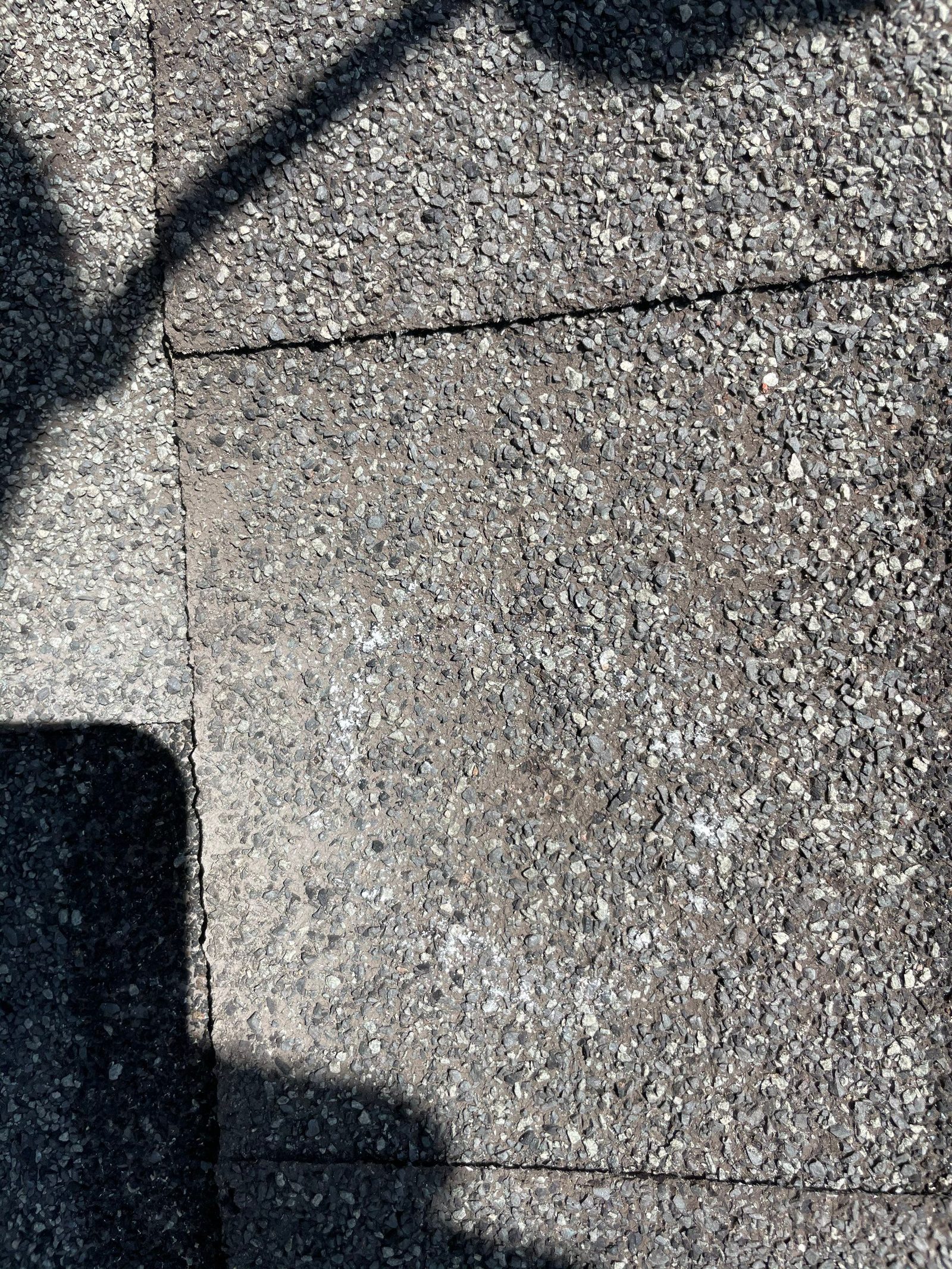 Suwanee roof granule documentation photo