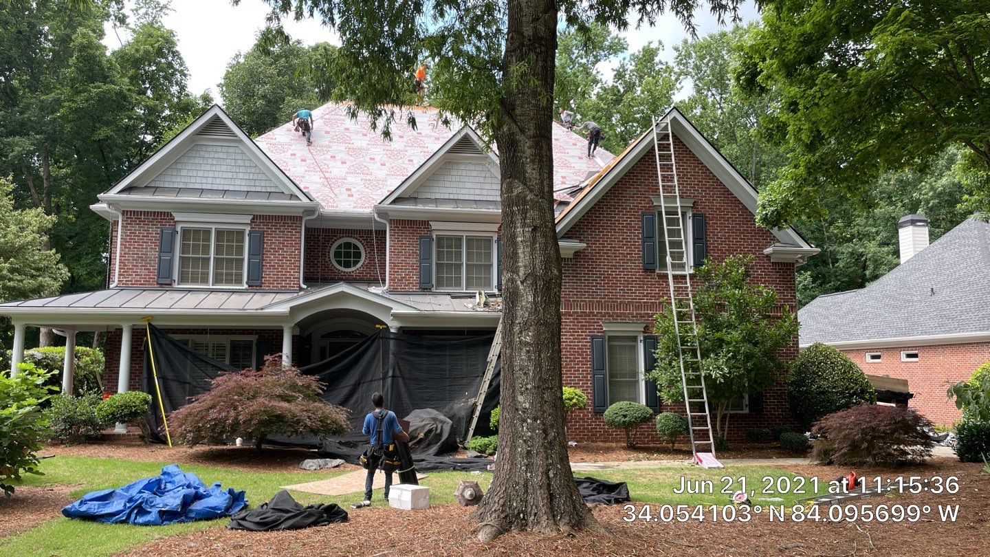 Suwanee roof missing documentation photo