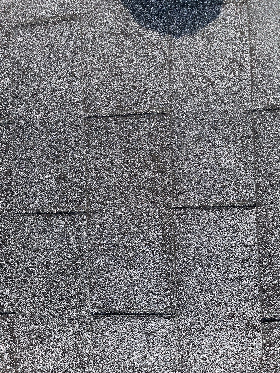 Marietta roof granule documentation photo