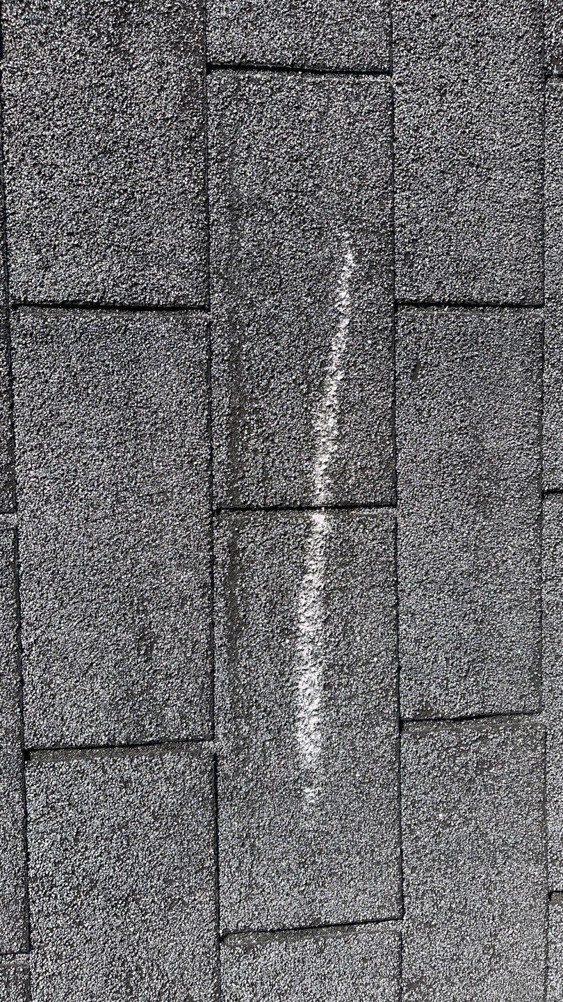 Marietta roof leak documentation photo