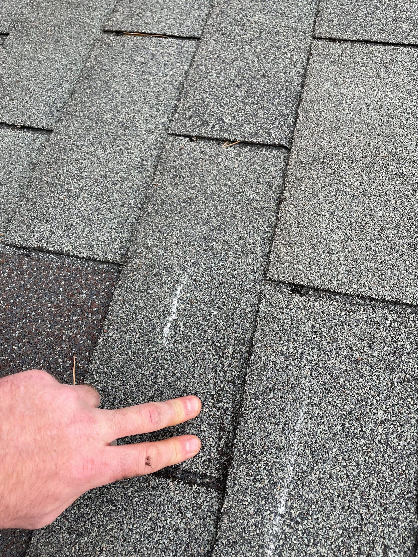 Suwanee roof leak documentation photo
