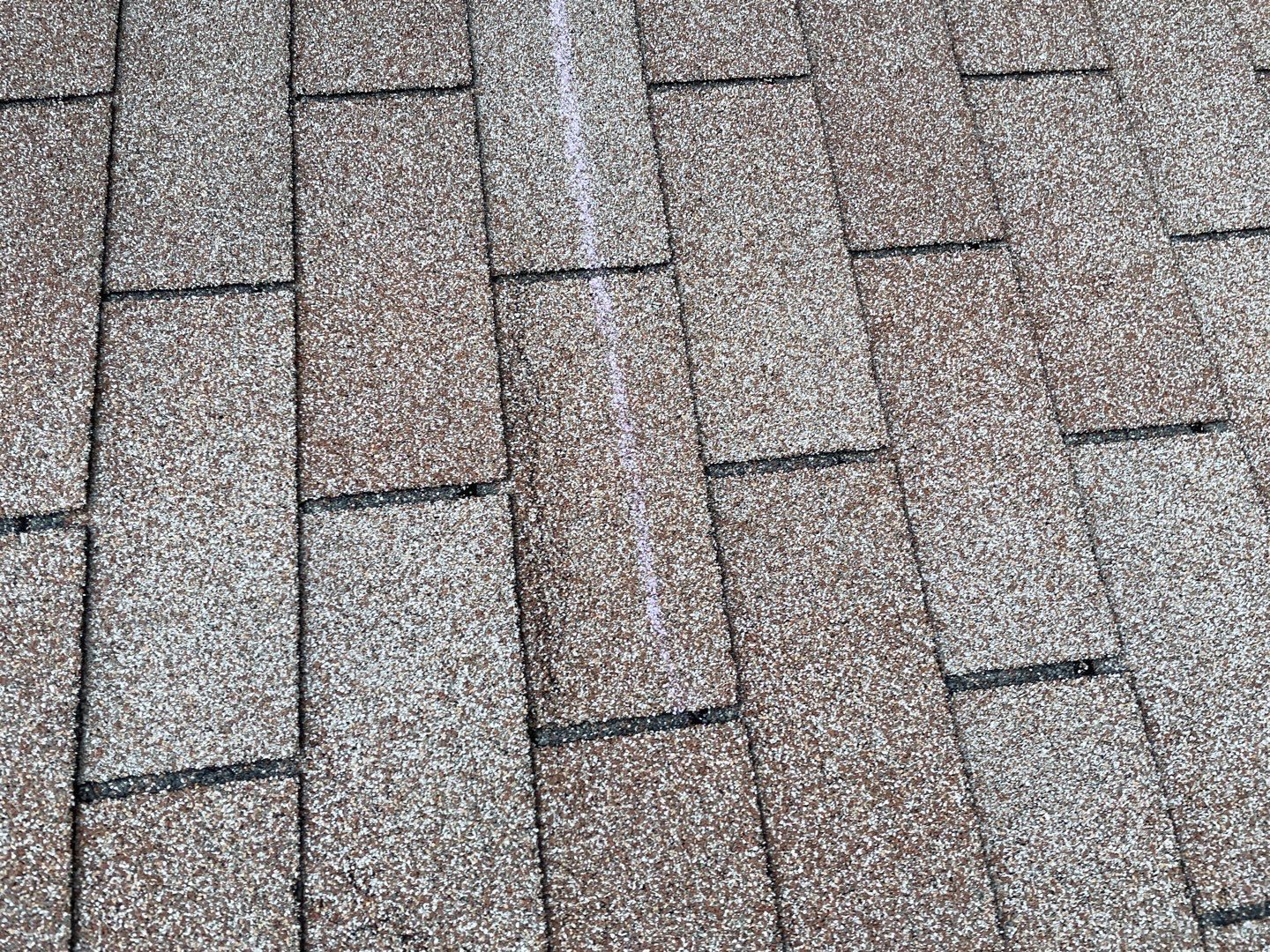 Peachtree Corners roof granule documentation photo