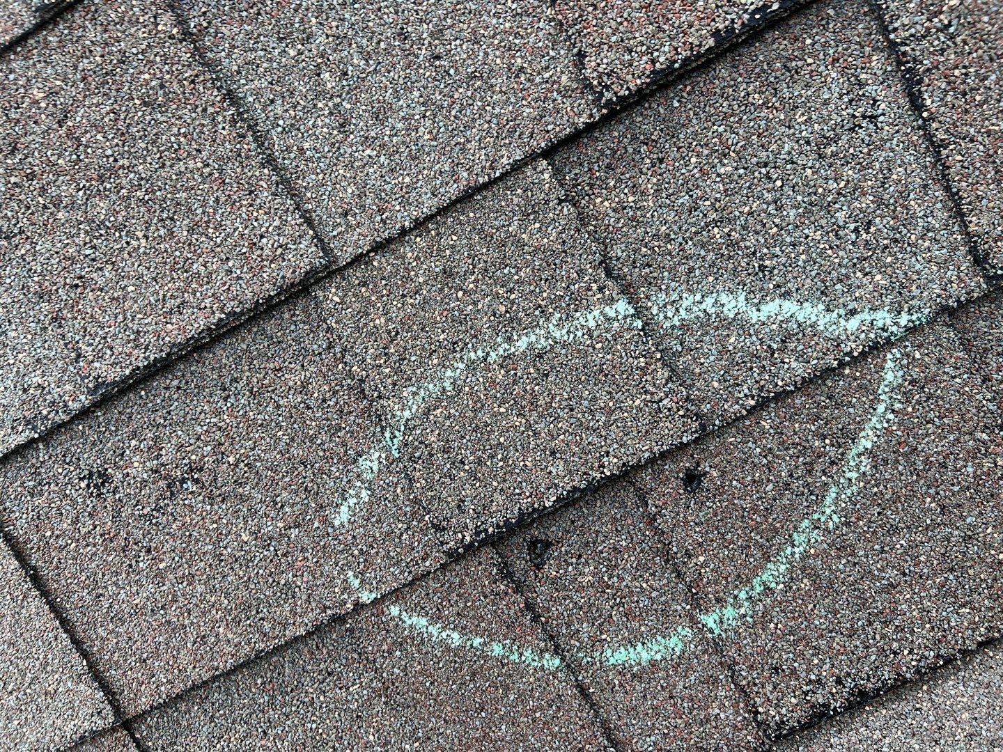 Cumming roof leak documentation photo