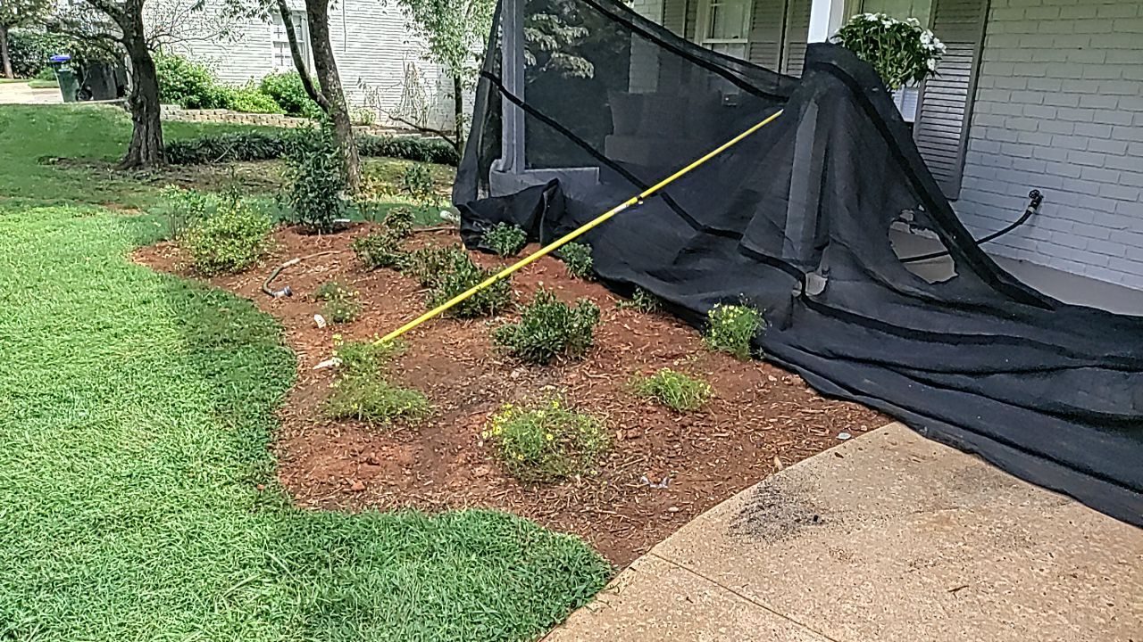 Roswell roof hail documentation photo