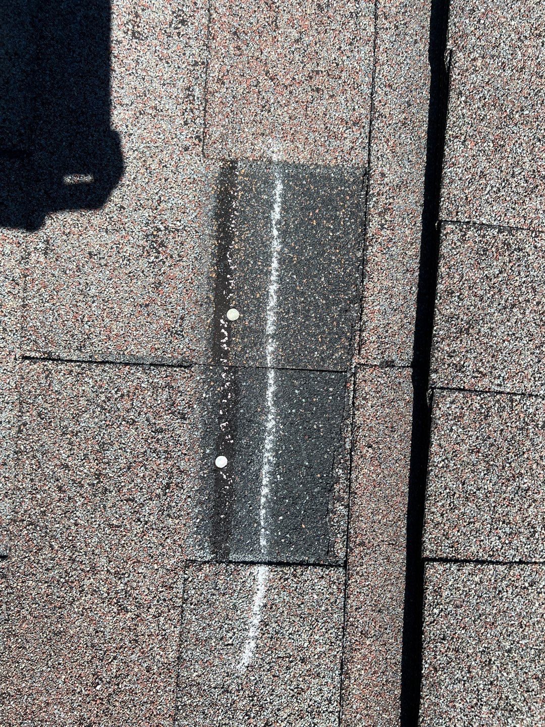 Suwanee roof granule documentation photo