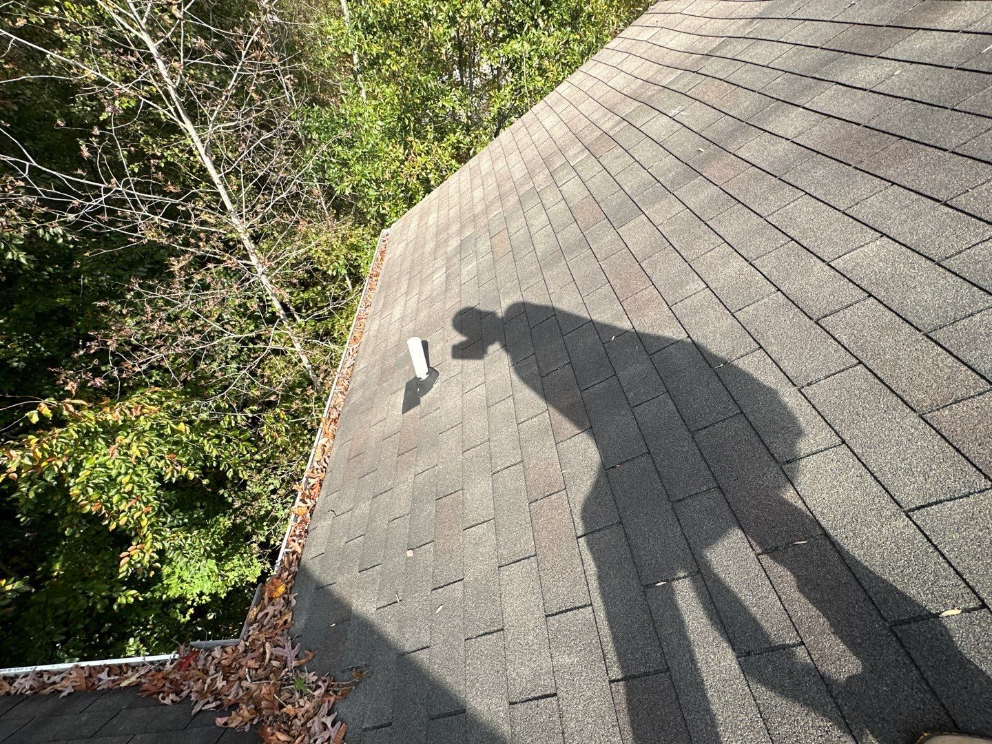 Buford roof hail documentation photo