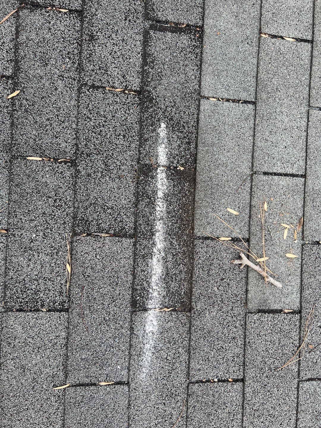 Canton roof granule documentation photo