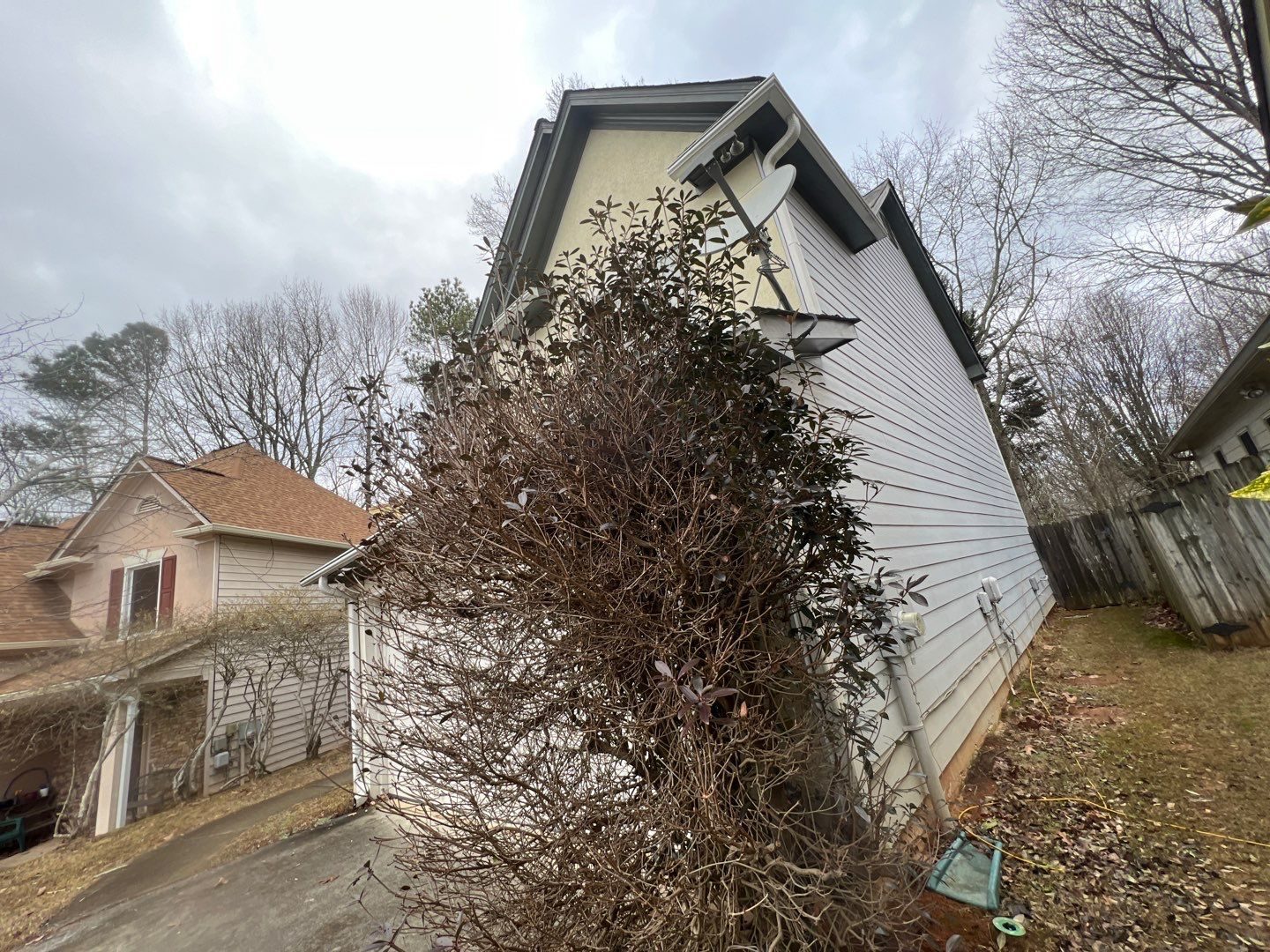 Johns Creek roof granule documentation photo