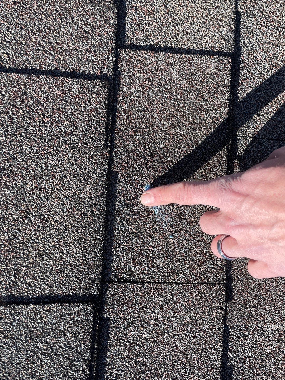 Holly Springs roof leak documentation photo