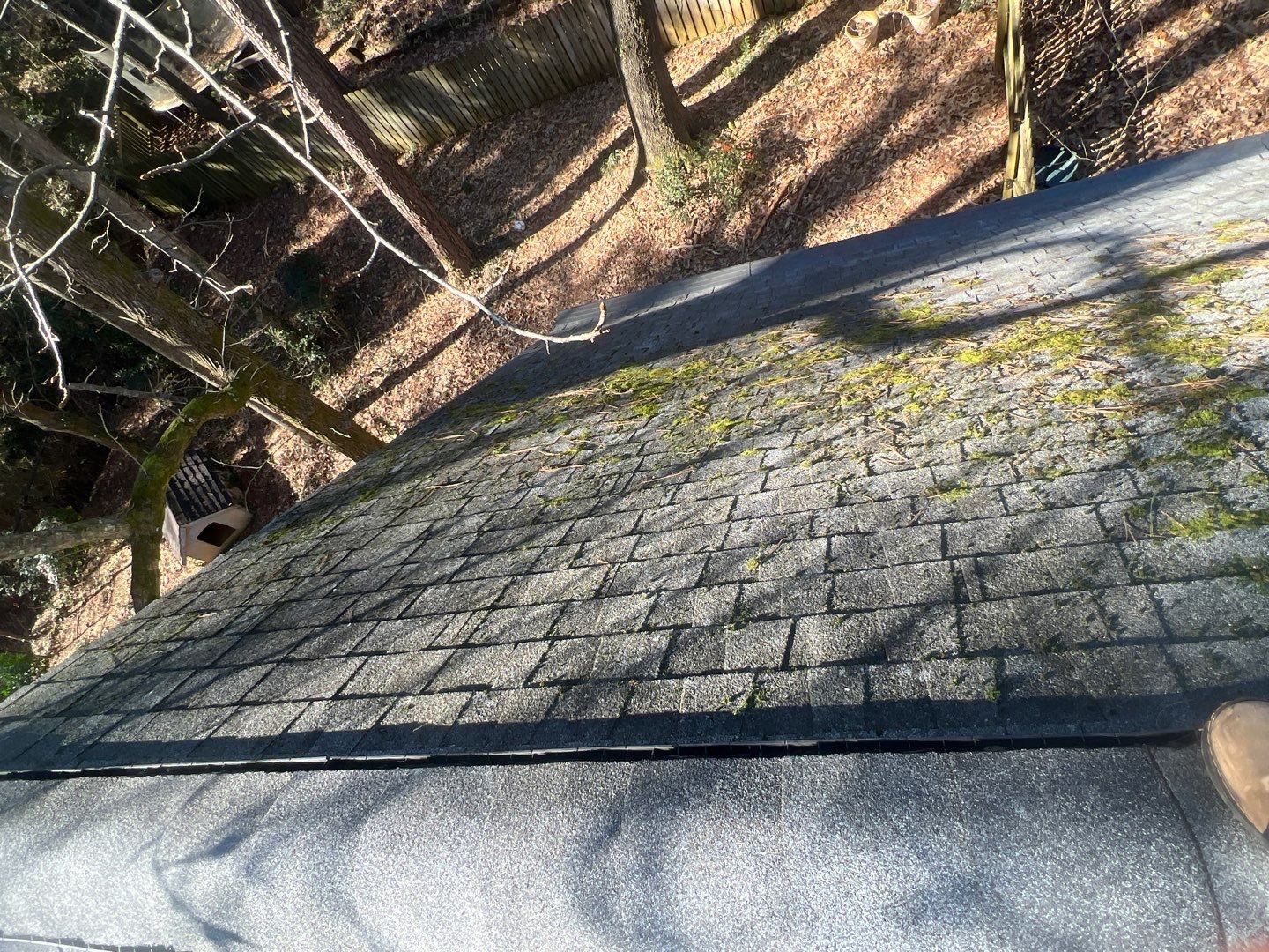 Dunwoody roof wind documentation photo