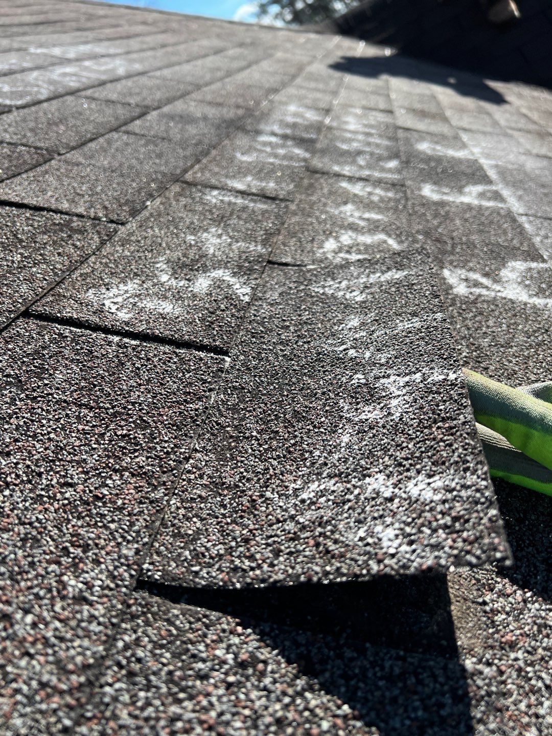 Woodstock roof leak documentation photo
