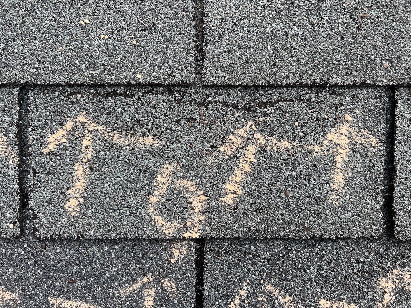 Woodstock roof granule documentation photo
