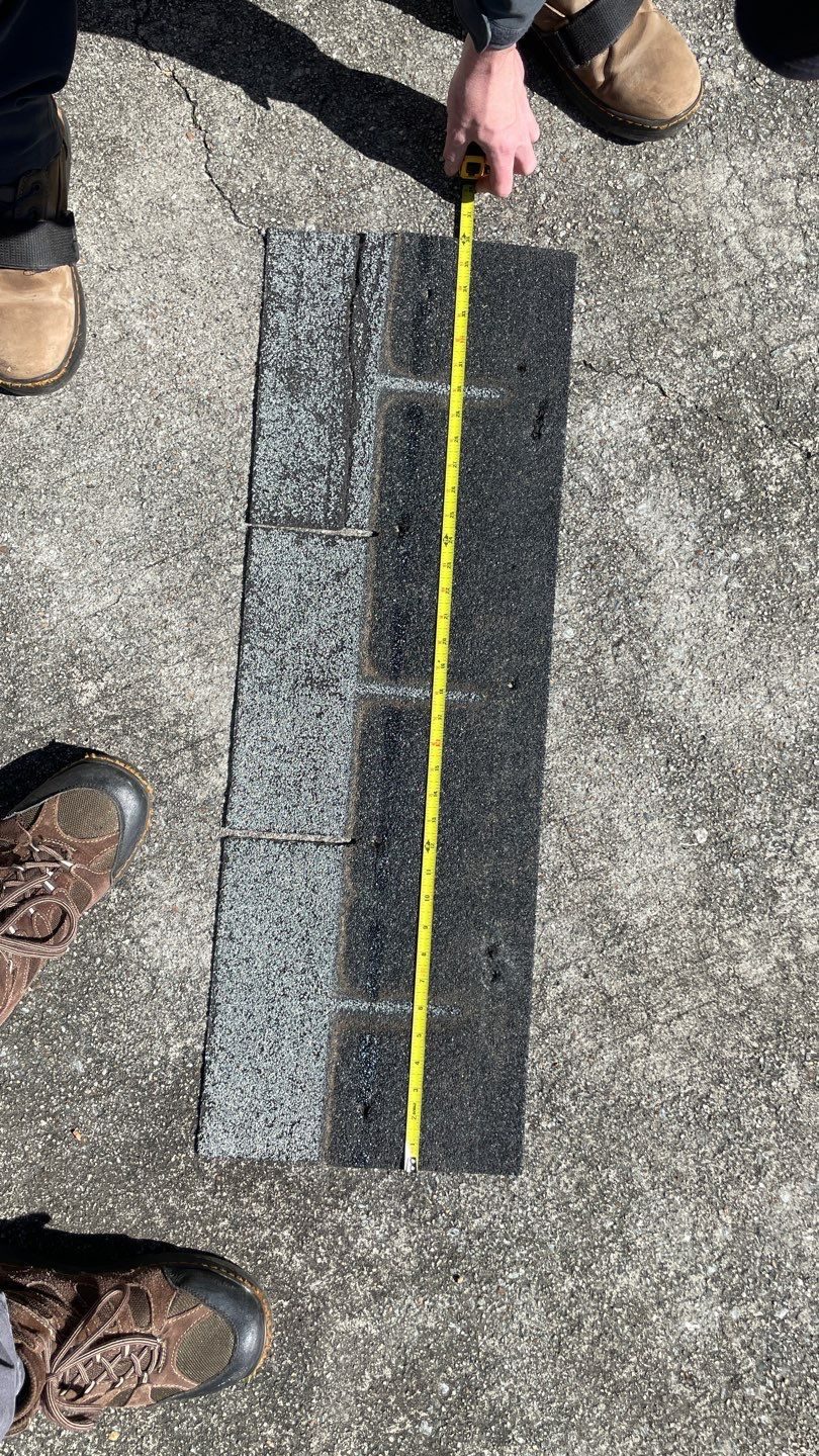 Alpharetta roof leak documentation photo