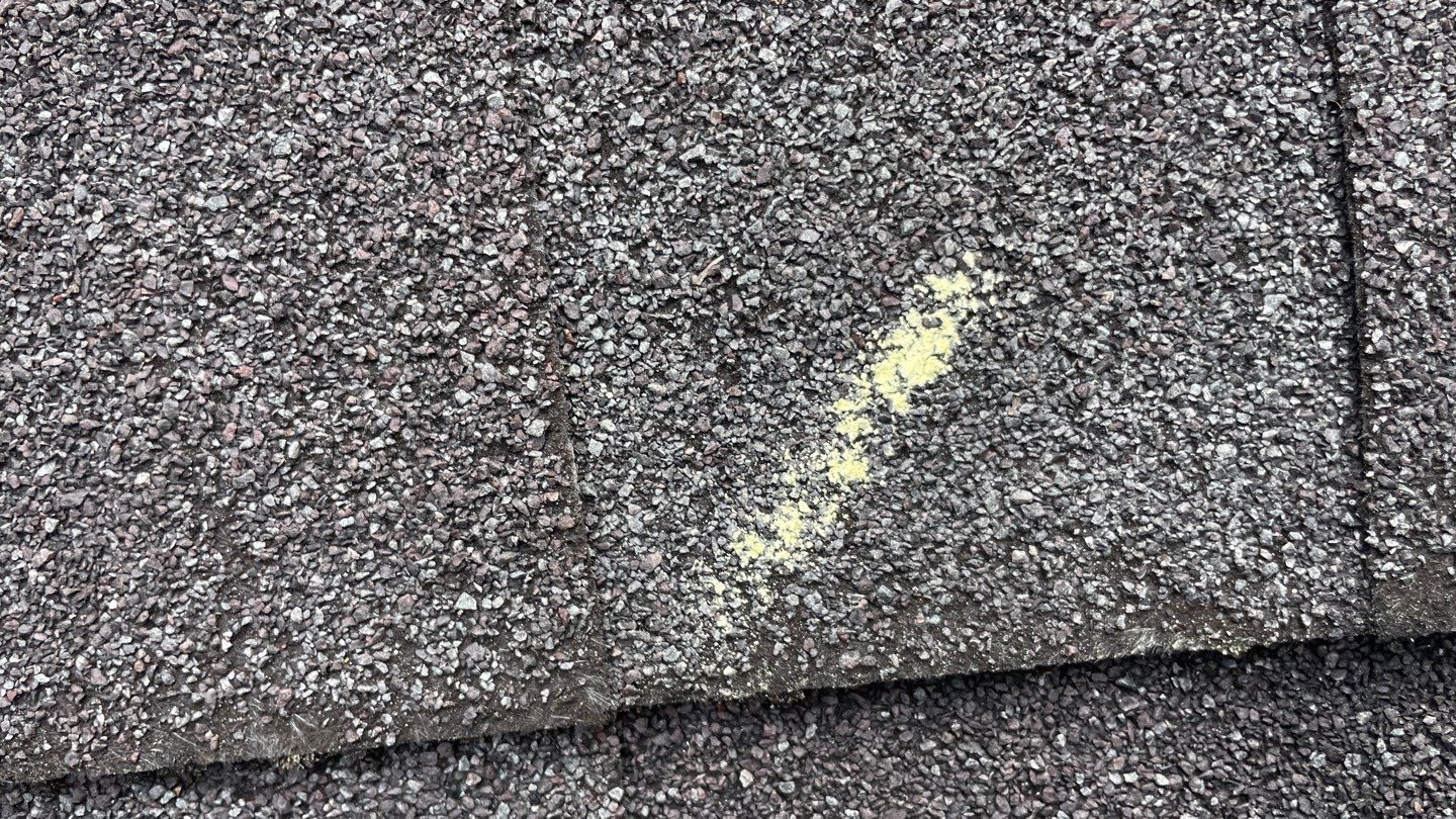 Gainesville roof leak documentation photo