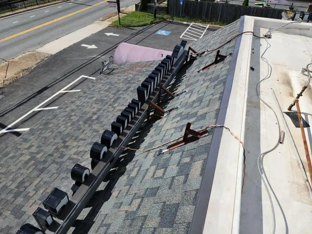 Documented roof inspection photo from a Hapeville, GA job by Inspector Roofing