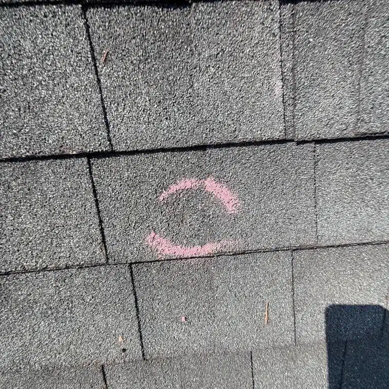 Documented roof inspection photo from a Stone Mountain, GA job by Inspector Roofing