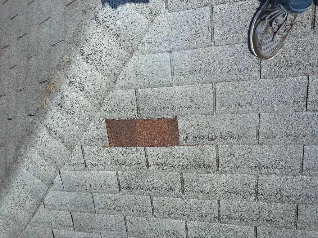 Documented roof inspection photo from a Chamblee, GA job by Inspector Roofing