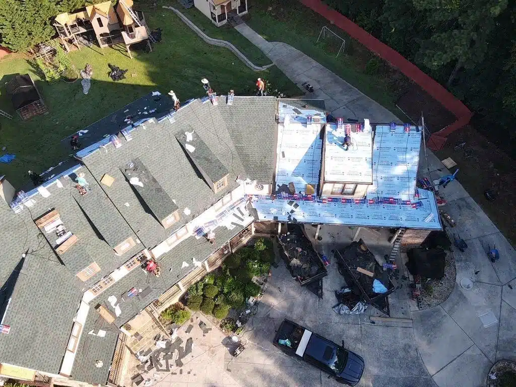 Documented roof inspection photo from a Powder Springs, GA job by Inspector Roofing