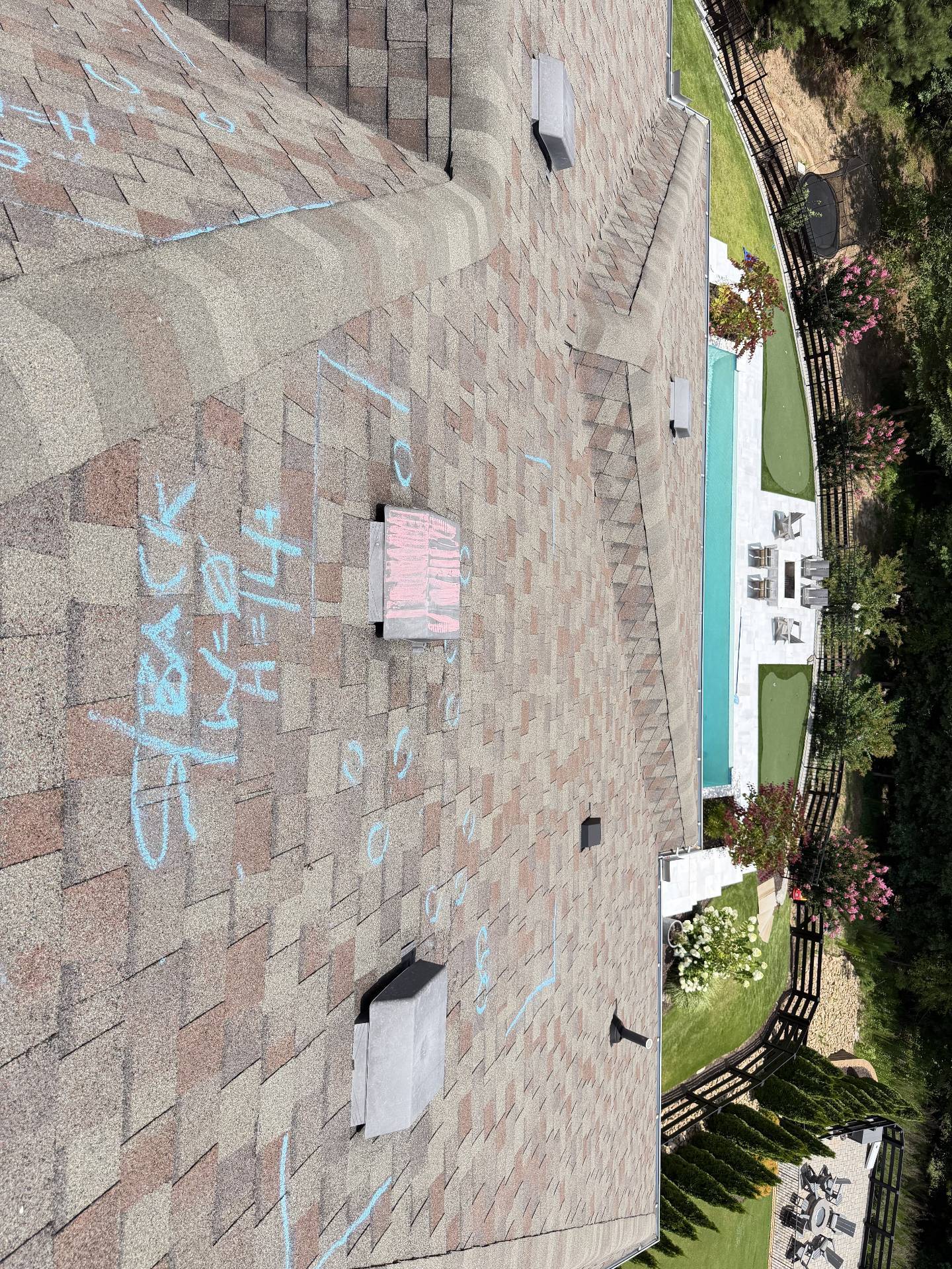 Documented roof inspection photo from a Milton, GA job by Inspector Roofing